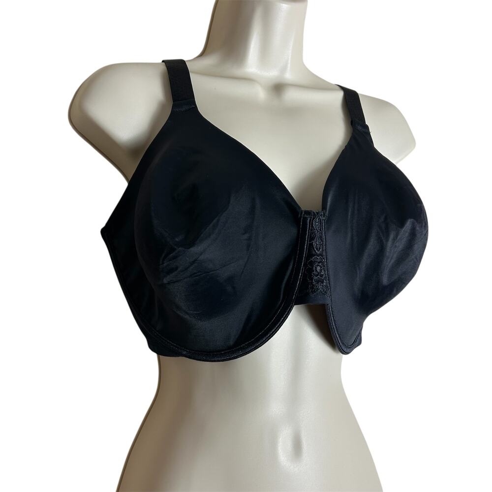 Vanity Fair Bra 42DDD Black Style 76080 Beauty Back Minimizer Underwire